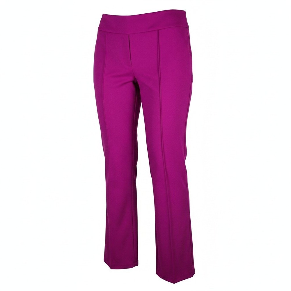 Soho Apparel Ltd Magenta Pink Straight Leg Pull On Dress Pants Womens Large